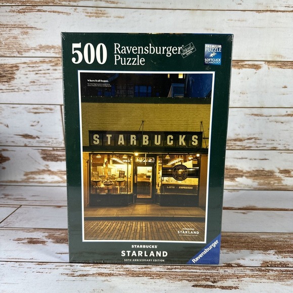 Starbucks Starland 50th Anniversary Edition 500 Pcs Puzzle Ravensburger - Picture 1 of 2